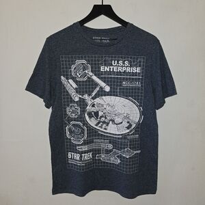 Star Trek USS Enterprise schematic t-shirt